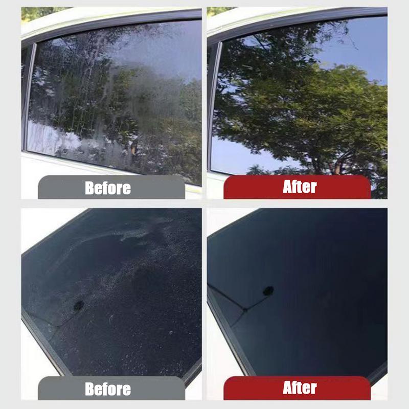 Auto-Windschutzscheibenreiniger, leistungsstarker Glasölfilm-Entferner, Glasfilm-Entfernungscreme, effektiver Autoglasreiniger, Glaswasserflecken