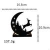 Candle Holder Metal Candlestick Candleholder Creative Tealight Moon Stand for Festival