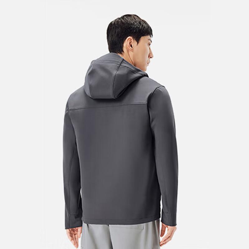 PELLIOT Men's Hooded Windproof Softshell Jacket