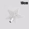 20PCS Christmas Tree Toppers Pentagram Accessories Electroplated Tree Toppers Garland Accessories Christmas Decorations