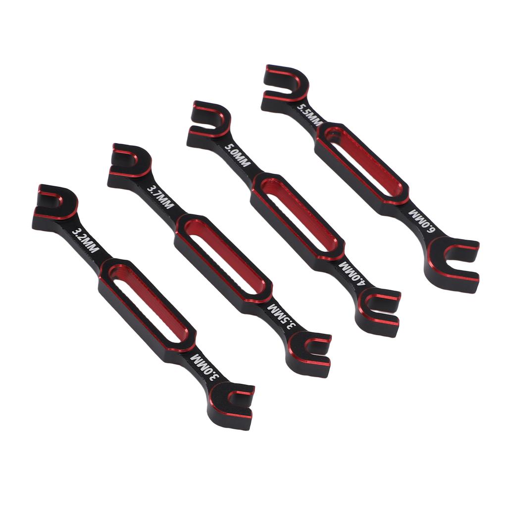 4 Pcs RC Wrench 3.0 3.2 3.5 3.7 4.0 5.0 5.5 6.0mm Turnbuckle Nut   Joint Remover RC   Repair Tool for RC Crawler Car Boat