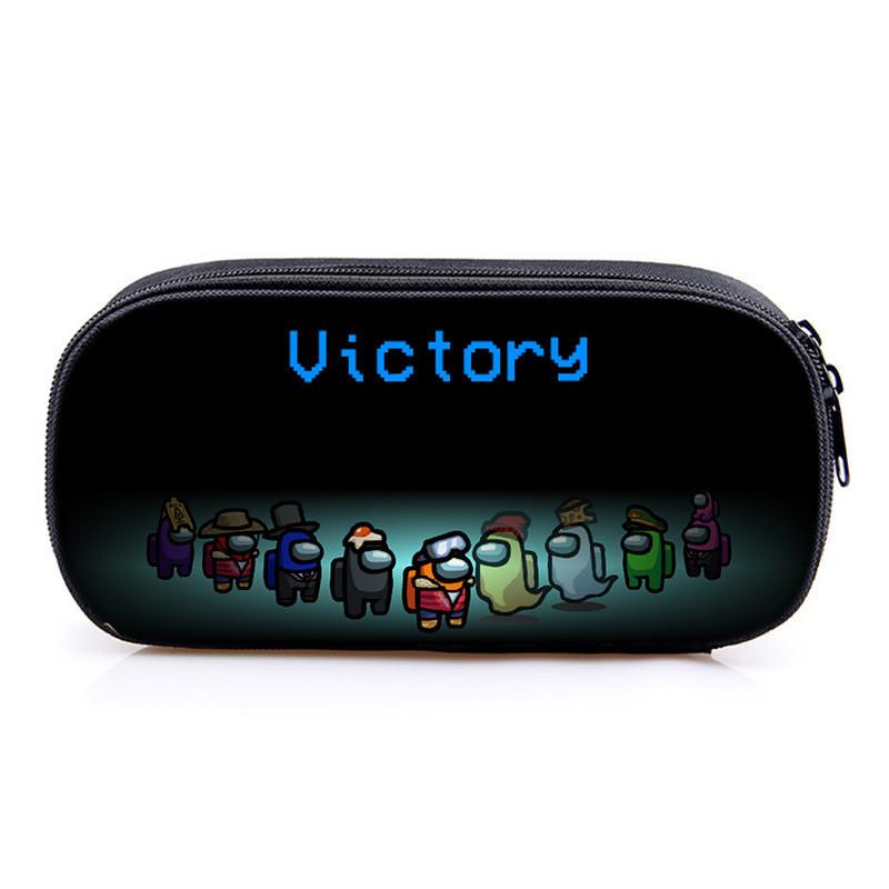 Among Us Game Characters Print Single Layer Stationery Storage Bag For Students