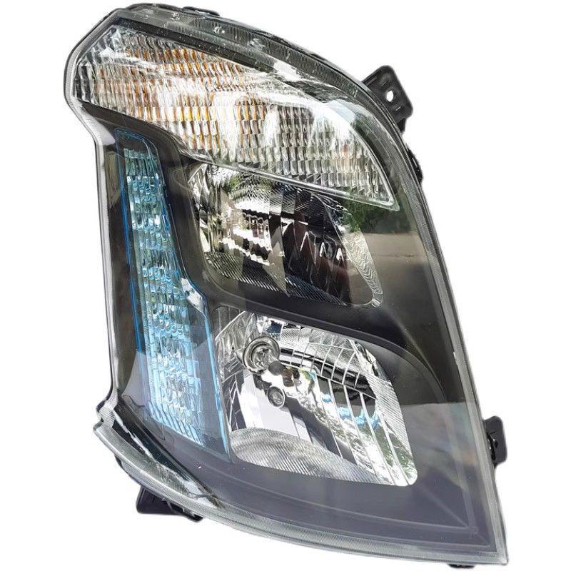 Compatible Headlight Assembly for Liuzhou Chenglong Models H5, H7, M3, M5 Premium Headlight (Black Base) - Passenger Side
