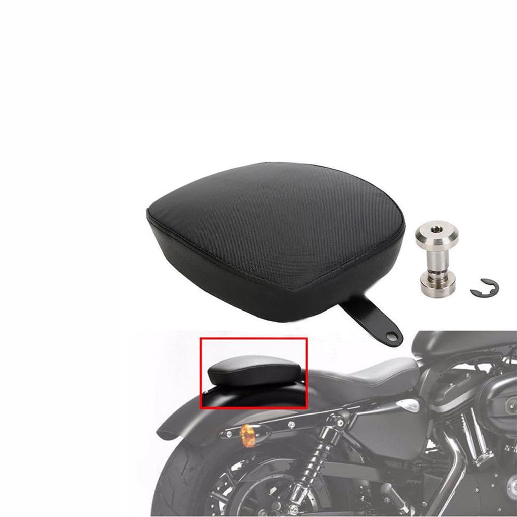 JPMODAO x 48 Rear Seat Cushion with Rear Passenger Seat Belt for Motorcycles Iron Forty Eight Seventy Two XL1200V (Sportster 883, 883, 48, XL1200X,