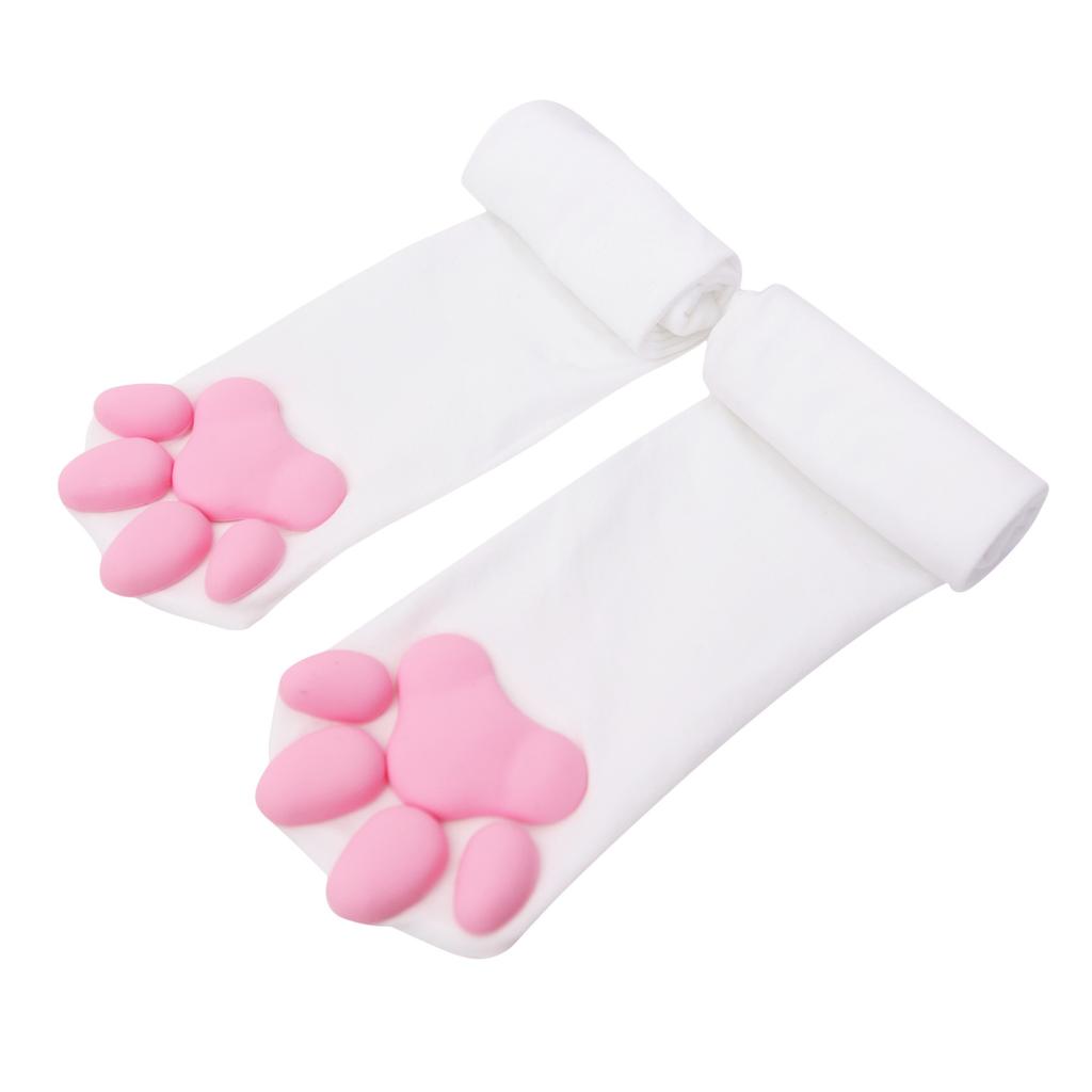 New Cat Paw Socks For Women Girls Kawaii 3D Cat Claw Toe Stocking Cute Gift Lolita Paw Pads Cosplay Cat Paw Pad Thigh High Socks