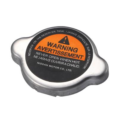 21430-C992B Radiator Reservoir Recovery Cap, Stainless Steel, Fits Nis San, Infiniti, Mazda, Silver-Tone