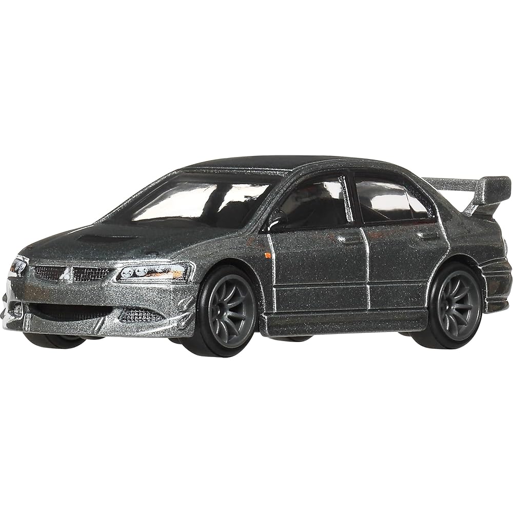 

Hot Wheels Car Culture Ronin Run II Lancer Evolution IX Toy Vehicle Miniature Car Gray