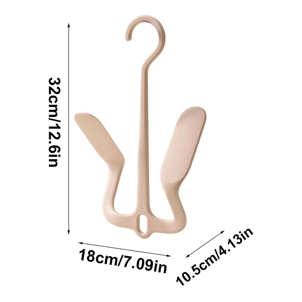 Shoe Drying Rack Clothes Hanger Hook Organizer Household Space-saving Wardrobe Storage Shoe Drying Holder Plastic Storage Rack