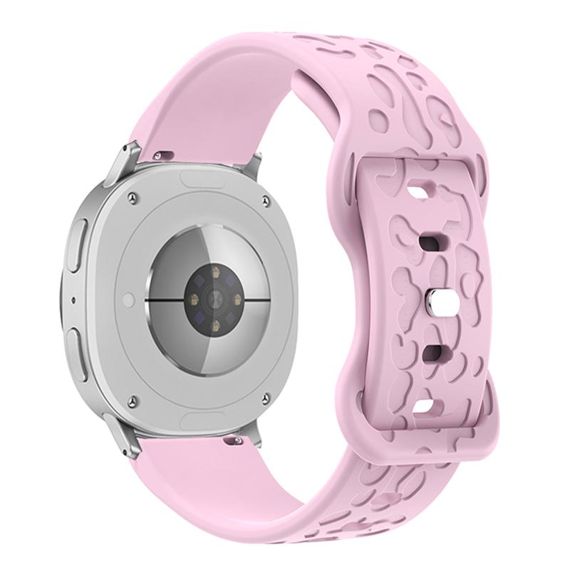 Silicone Strap For Samsung Galaxy Watch8 Classic 46mm/Watch8 44mm/40mm Leopard Texture Watch Band