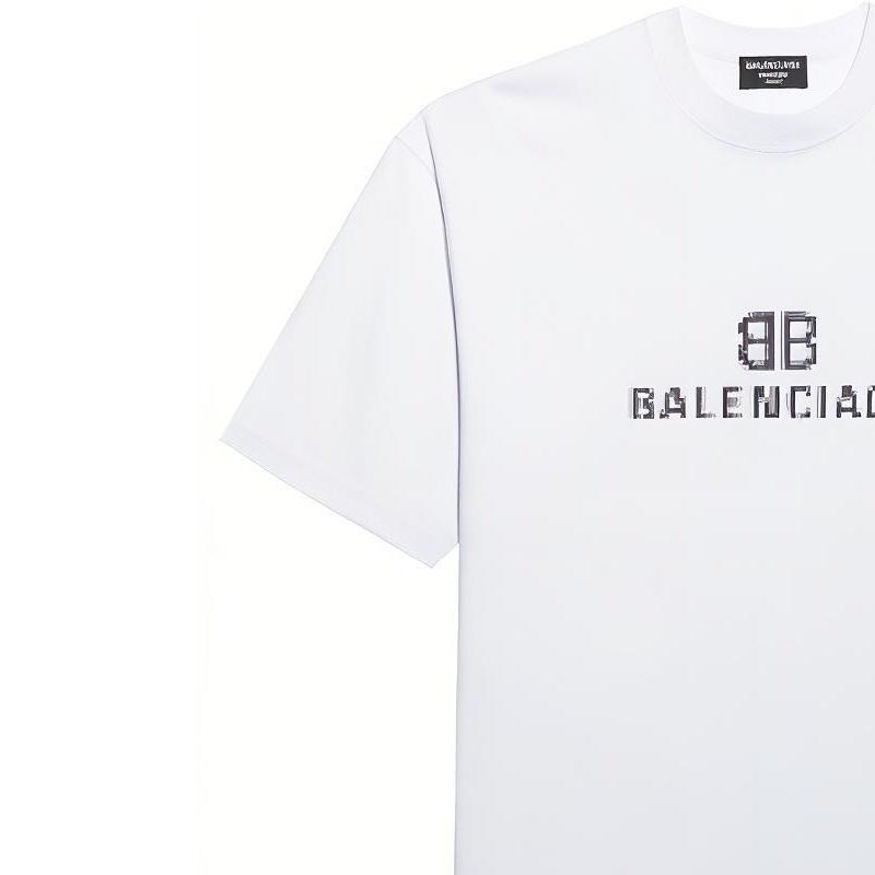 Balenciaga Unisex FW21 Logo Printing White 612966TKVI79040