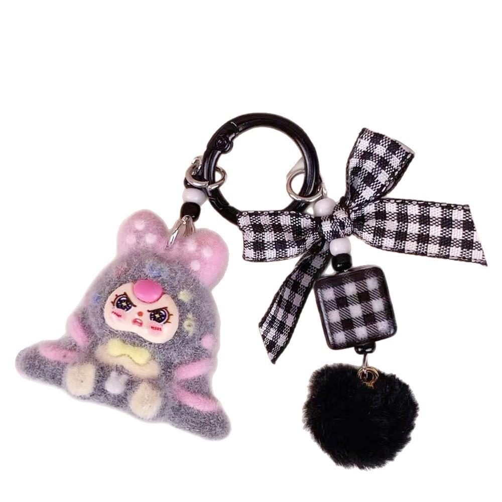 Keychain With Cartoon Plush Pendant For Kids And Gift Giving