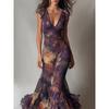 Europe, America and 2026 Women's Spring and Autumn New Boat Collar Long Waist Dress, Thin Long Sleeves and Big Pendulum Temperament Long Dress