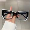 Blue Light Blocking Glasses for Men Women Large Frame Square Glasses Anti-Fatigue