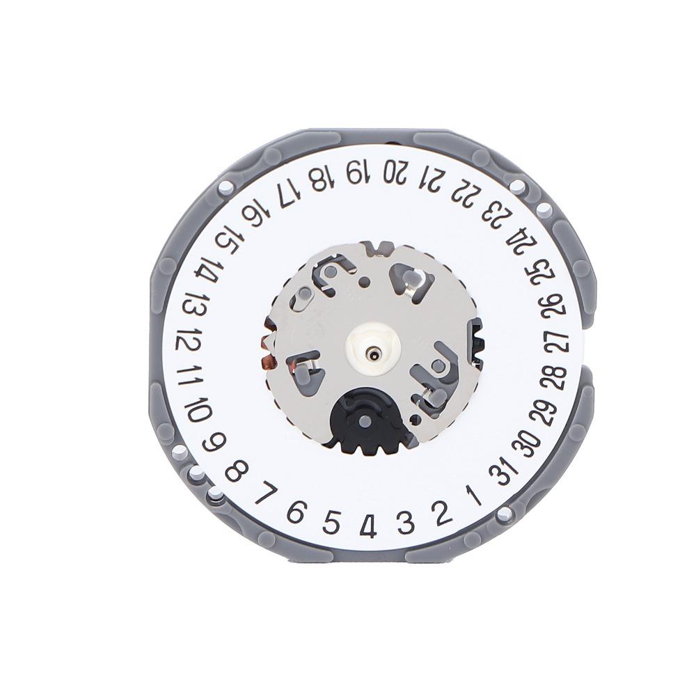 Mit Aufzugswelle VJ32B Uhrwerk Kunststoff Uhrenreparaturteile Ersatzteile