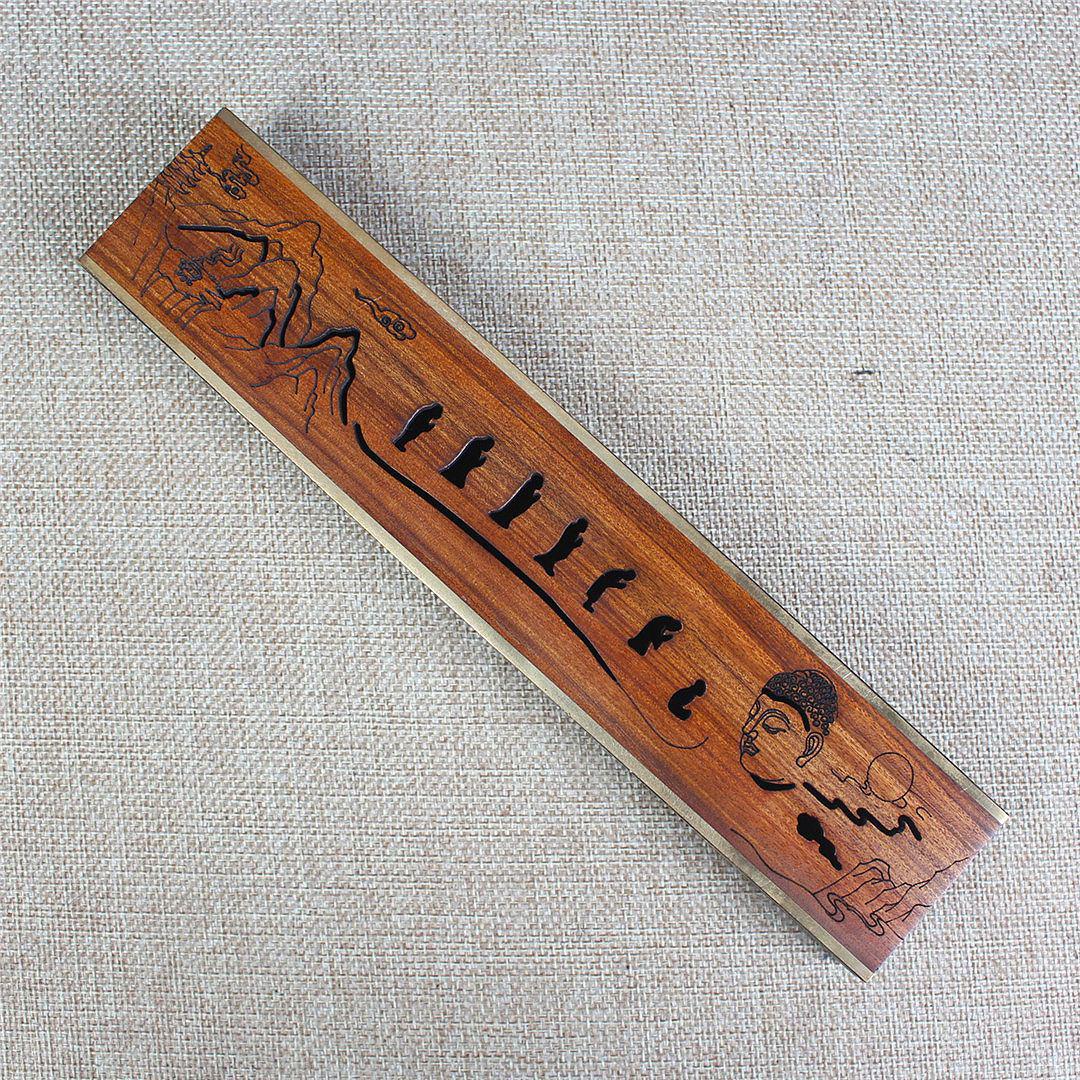 Ebony Wooden Incense Stick Holder and Burner for Sandalwood and Agarwood Tea Ceremonies