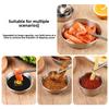 304 Stainless Steel Portable Dipping Sauce Box for Barbecue Mini Seasoning Container