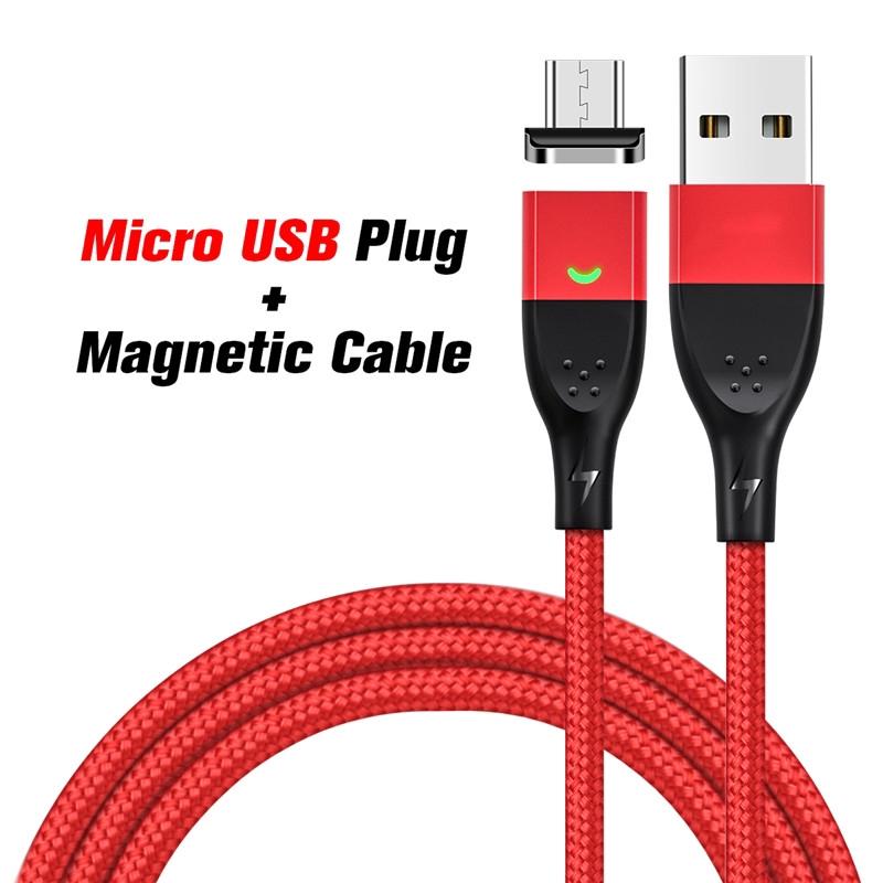 FONKEN Mágneses Micro USB kábel 3A gyorstöltő Android mágneses kábel Huawei Samsung LG Xiaomihoz