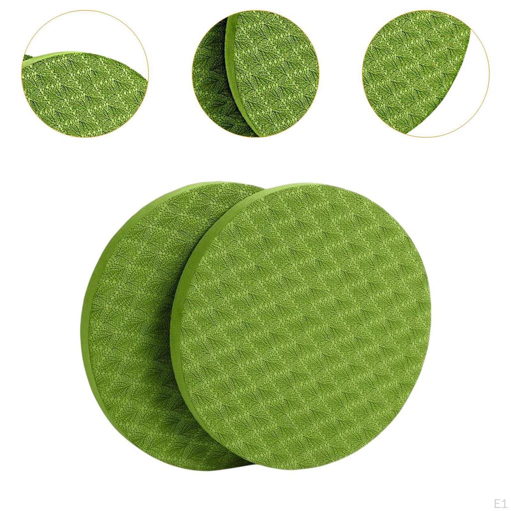 2 Knee Pads Round Cushion for Home And Travel Workouts