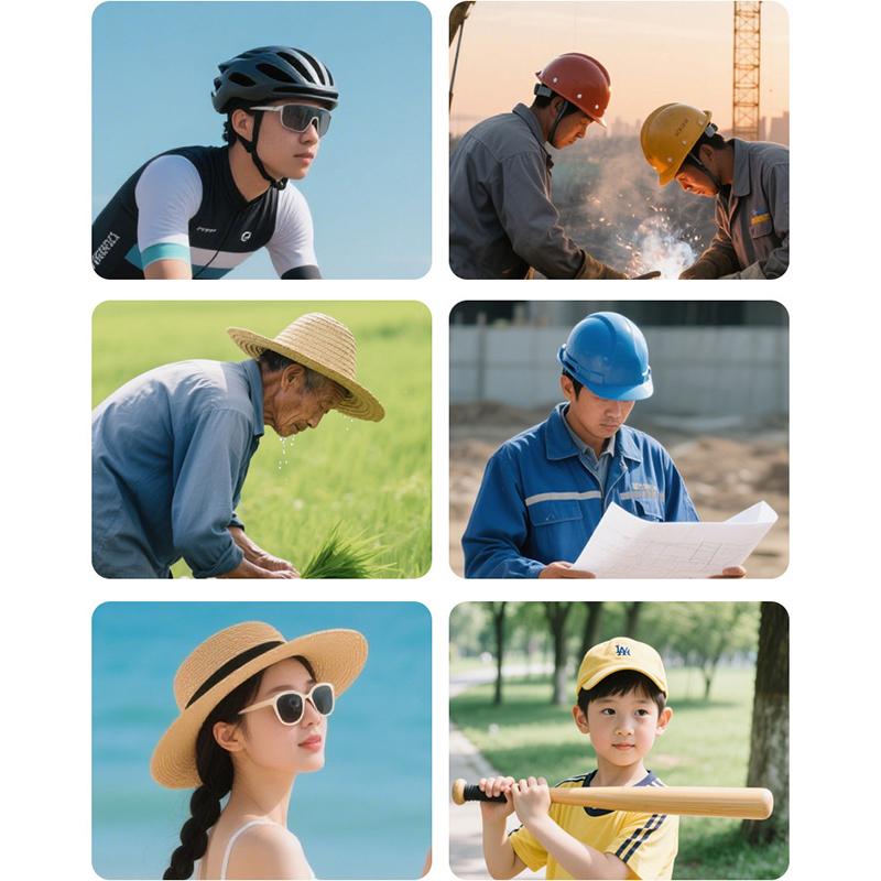 Blue Pvc Gel Ice Pack - Adjustable Cooling Pad For Helmets & Hats Reusable Cold Compress Travel Portable Outdoor Accessory