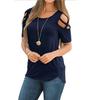 Hochwertige Sommer Damen Träger-Bluse mit Cold Shoulder für stilvollen Komfort