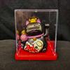 Solar-Powered Waving Maneki-neko Ornament, 2-Inch, Attracts Wealth for Office Desk or Cashier Counter Decoration