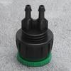 10Pcs Black and Green Garden Hose Quick Connector ABS Irrigation Fitting  Outdoor Watering Systems