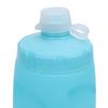 Cycling Water Bottle 650ml PP5 TPE Leak Proof Squeeze Water Bottle with Silicone Dust Cover for Outdoors Sports Fitness Running Gradient Blue White
