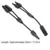 1 Pair Parallel Y Branch Connector Waterproof IP67 1000V 30A Solar Panel Adapter FFM+MMF Cable Splitter Solar Array