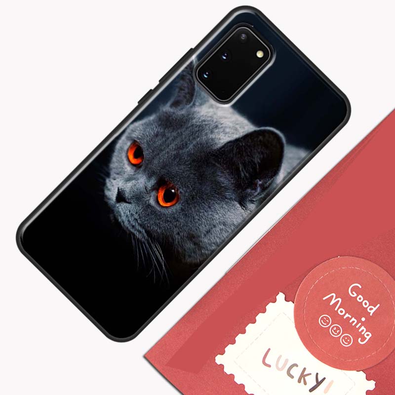Beautiful Grey British Shorthair Cat Phone Case For Samsung Galaxy S26 S25 Ultra S20 S21 S22 S23 S24 S10 Plus S25 FE Cover Shell