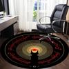 1pc The Lord of the Rings Office Round Area Rug, Under Office Chairs Bedroom Living Room Home Decor, Room Deco, Available In Various Sizes