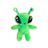 Anime Monsters Big Eyes Alien Plush Toy Full Soft Tentacle Horn Green Alien Plush Kawaii Style Big-eyed Alien Doll Room Decor