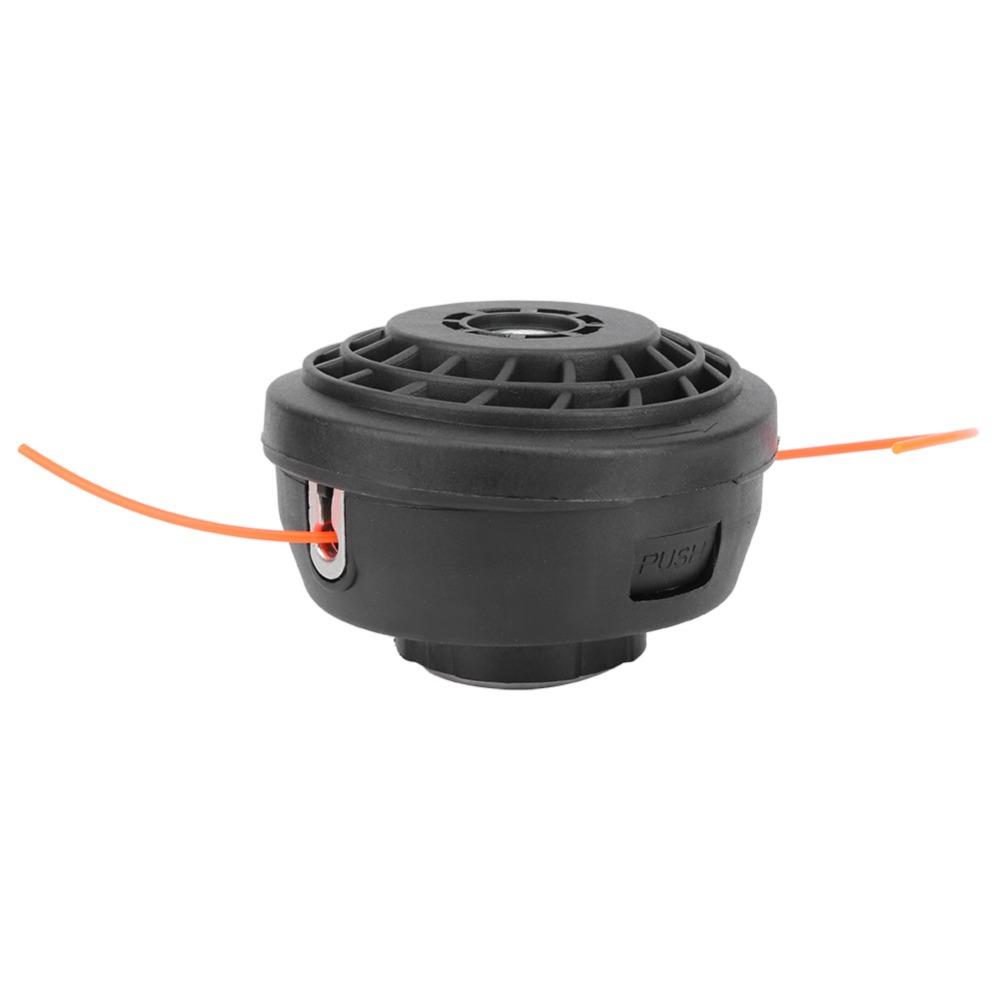 Plastic Material Grass Trimmer Head Black Color Plastic Accessory Lawn Maintenance