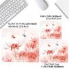 Flower Red Mouse Pad Large Square Computer Office Game Table Mats Rubber Anti-slip Mousepads Small Decor Desk Pads XS 250x200mm