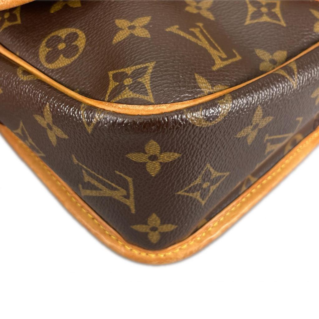Louis Vuitton Sologne M42250 Shoulder Bag Brown Women Used