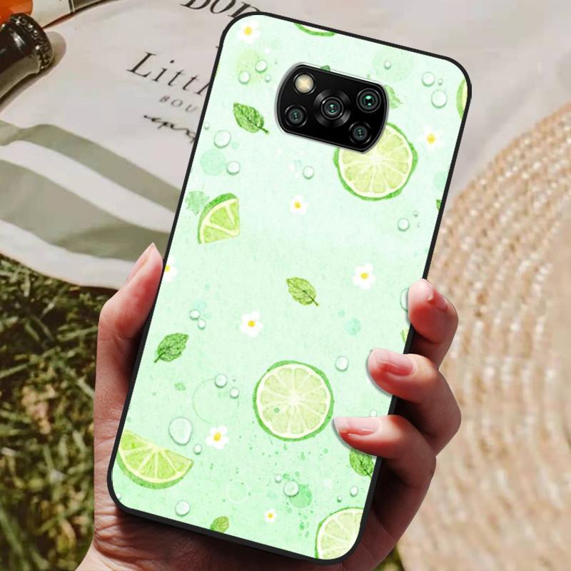 Pour Xiaomi Poco X3 NFC Coque Silicone Souple TPU Housse de Téléphone Pour Xiaomi Poco X3 NFC Coque X 3 NFC Marbre Bumper Protecteur