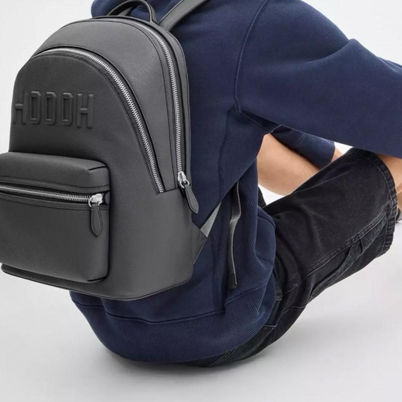 Womens Small Fresh Solid Color Backpack Fashion Simple Letter Design College Style Student School Bag Versatile Casual Daypack