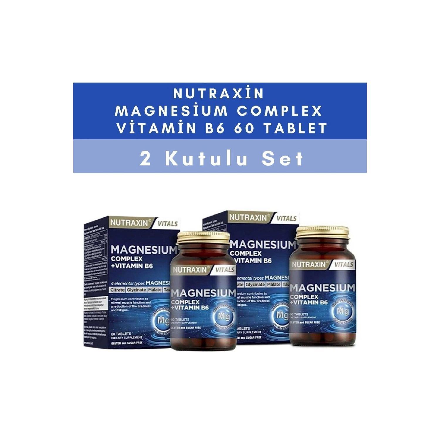 

Magnesium Complex Vitamin B6 60 Tablet - 2 Boxed Set