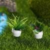Simulation Plants Simulation Potted Plants Mini Dollhouse Green Plant Mini Tree Potted  Kids Gift
