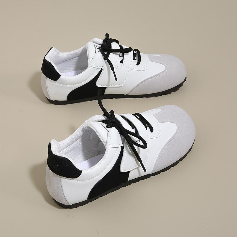 Autumn New Trend Women's Casual Shoes College Style Wide Toe Soft Comfortable Flat Shoes Outdoor Casual Sports Shoes