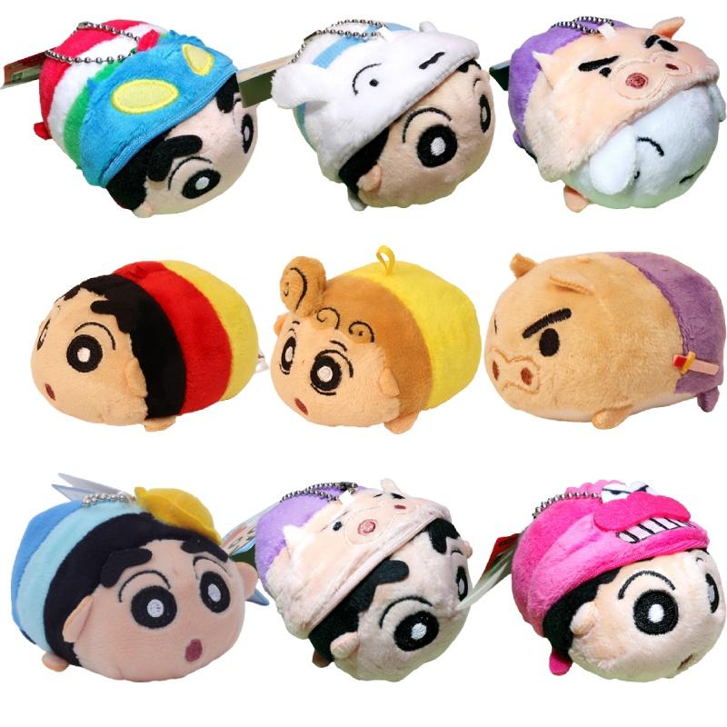 Brelok pluszowy Shinchan, akcesorium do torby, styl kreskówkowy zwierzęcy, materiał krótki pluszowy, dostępne wiele kolorów, wysokość 9 cm