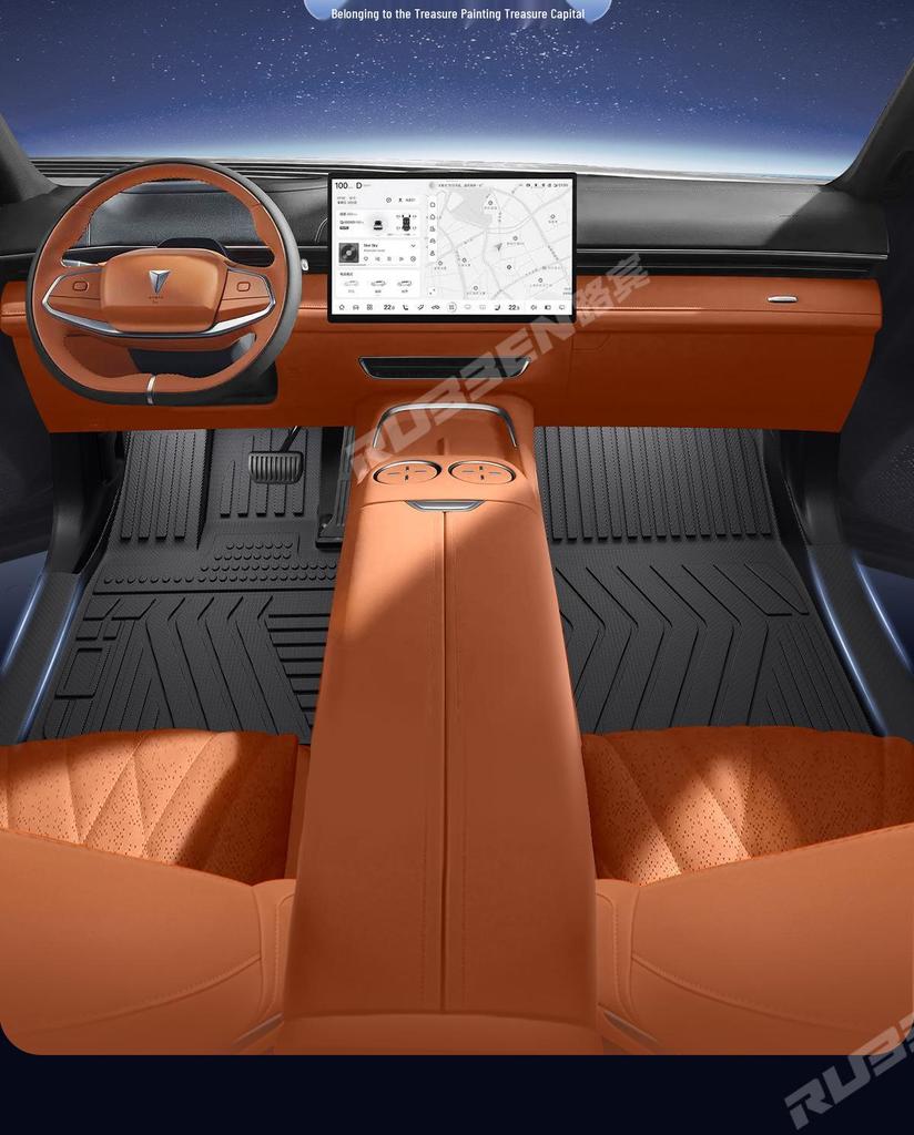 Dedicated TPE Door Sill Mats for Deep Blue S07/S05 Car