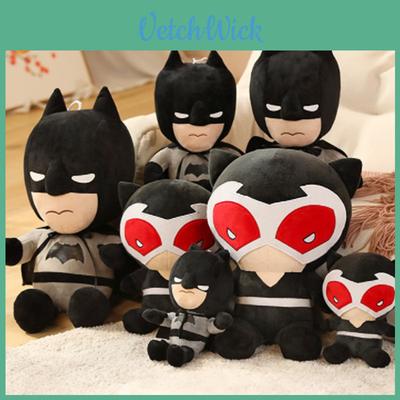 DC Batman Kosedyr Myk Utstoppet Dukke Barn Fans Gave Svart Rød Anime Fabrikk