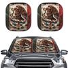 Car Sunshade Summer Seaside Sea Turtle Printing Aluminum Foil Sunshade Heat Insulation And Sun Protection Digital Printing