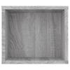 Wall Mounted TV Cabinet Grey Sonoma 100 x 30 x 26.5 cm Particleboard