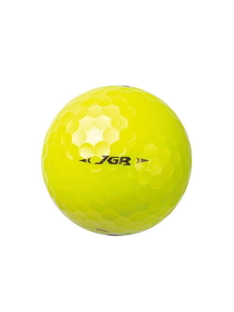 Bridgestone Golfbälle TOUR B JGR Gelb 2 Dutzend (24 Bälle) Modell 2023, Original-Taschentuch im Lieferumfang enthalten