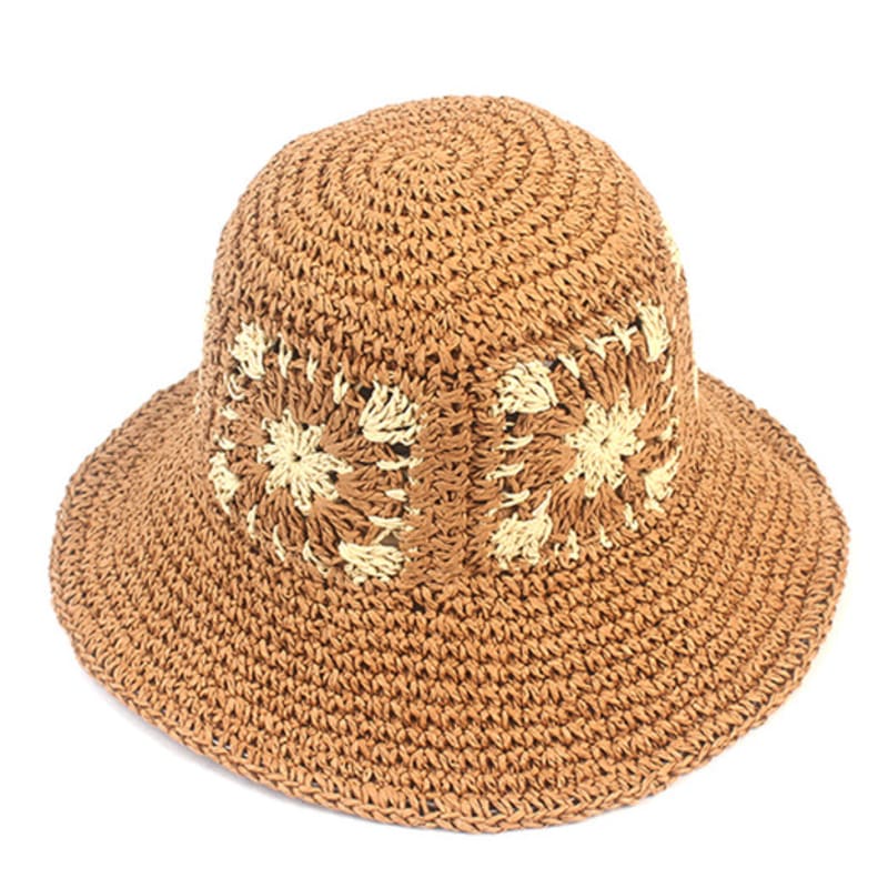 

Универсальная химия Летняя квадратная коричневая панама FREE