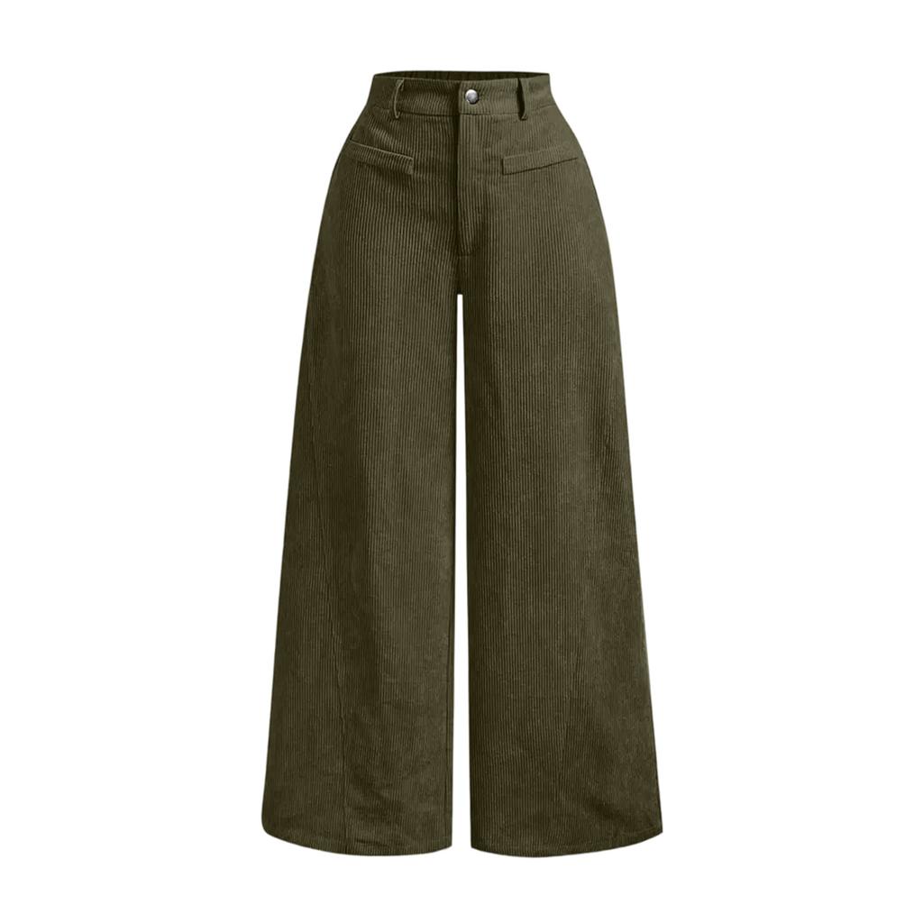 Women's New Wide Leg Pants, Loose Fit Straight Leg Casual Trousers, European Comfortable Everyday Wear