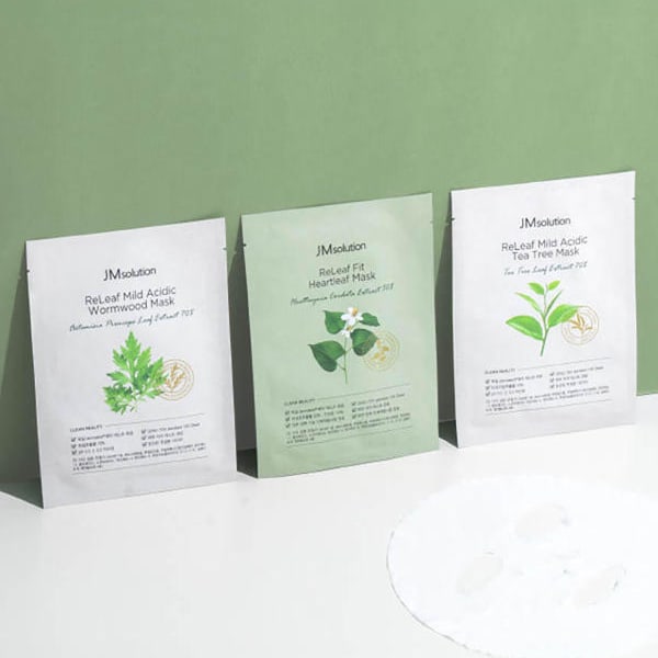 Jm Solution Relief Fit Houttuynia Cordata Mask Pack