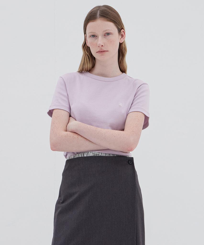 Leuba De Base Cotton T-Shirt - Lilac