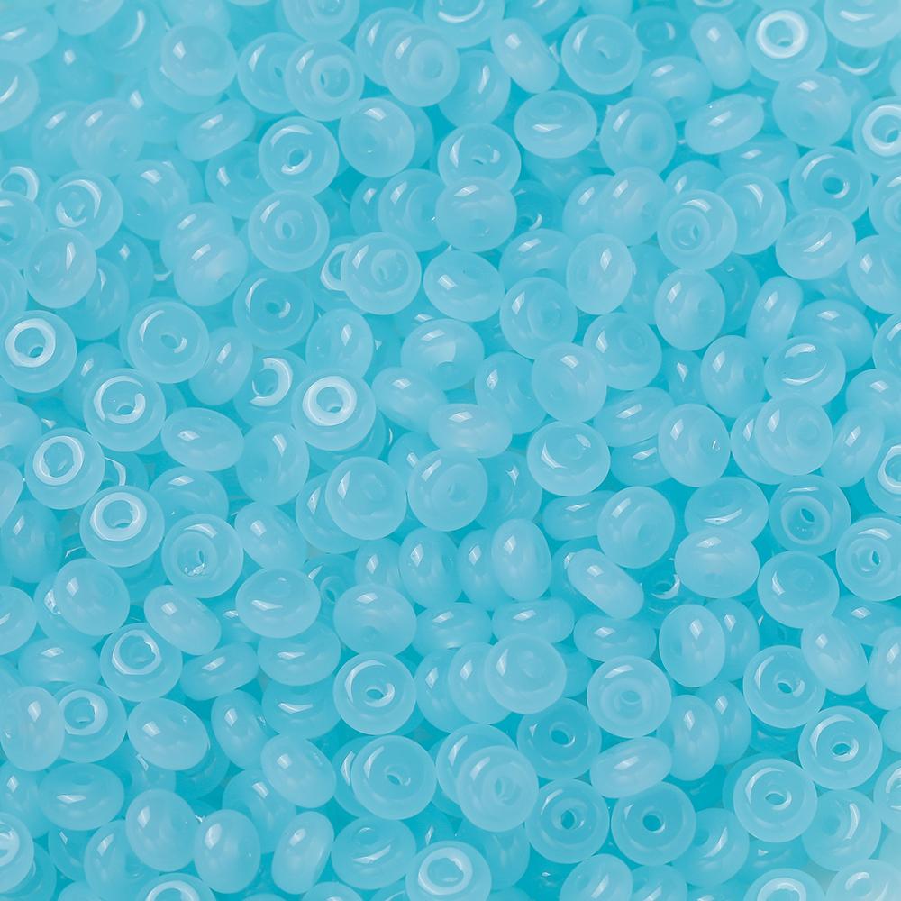 50pcs/Lots Colored Glass Seed Bead Abacus Shape Spacer Loose Beads for DIY Jewelry Making Bracelet Necklace Charms Accessories